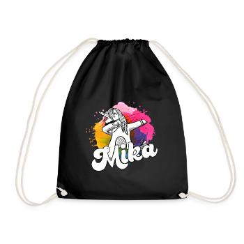 Beau nom de garçon avec licorne cool - Sac de sport léger - noir - Devant
