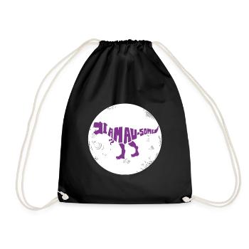 Dinosaure. Je suis un style génial. Animaux. Préhistoire - Sac de sport léger - noir - Devant