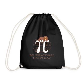 Math Be Irrational C’est Pi Day Sloth Pi - Sac de sport léger - noir - Devant
