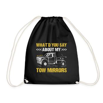 Que diriez-vous de My Tow Mirrors Tow Trucker - Sac de sport léger - noir - Devant