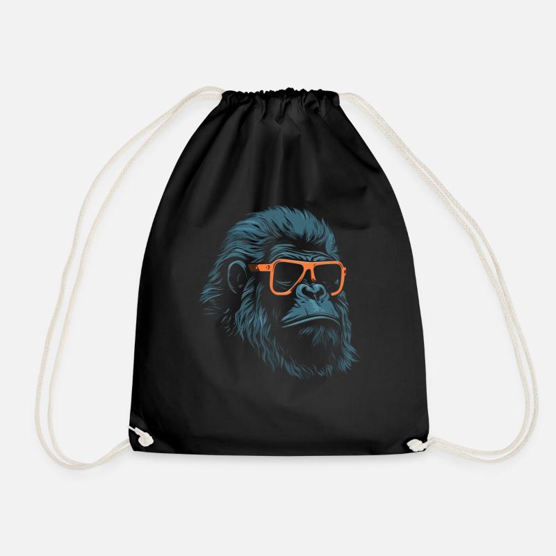 Gorilla Sonnenbrille - Turnbeutel - Schwarz