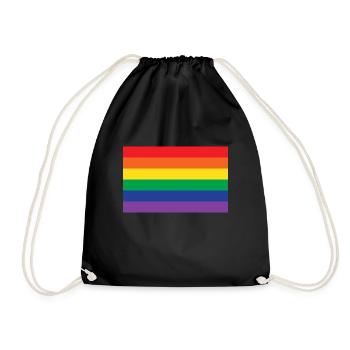 Variantes du drapeau de la fierté - Sac de sport léger - noir - Devant