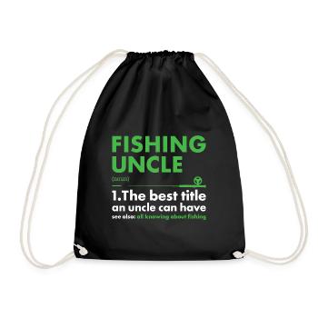 Fisher Uncle Définition Pêche - Sac de sport léger - noir - Devant