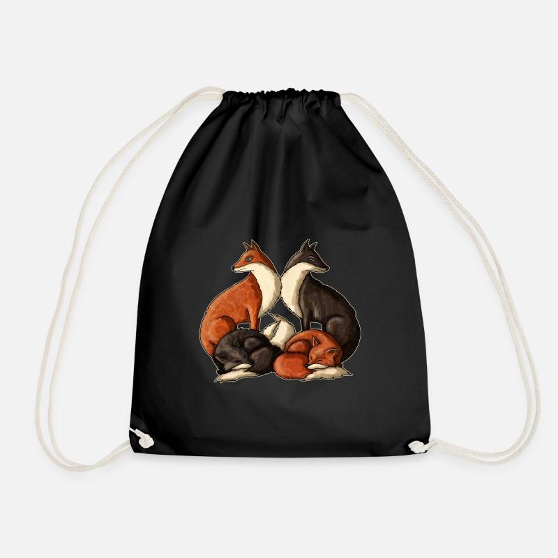 renards - Sac de sport léger - noir