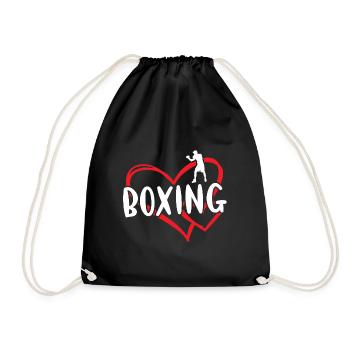 Sport Heart Boxing - Drawstring Bag - black - Front