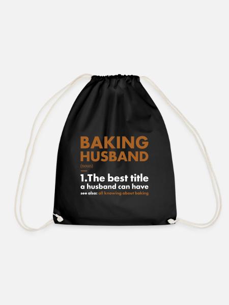 Baker Husband Definition Baking - Turnbeutel - Schwarz
