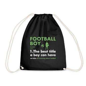 Sport Boy Définition Football - Sac de sport léger - noir - Devant