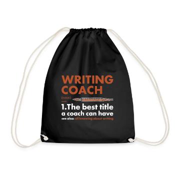 Rédaction de définitions de Writer Coach - Sac de sport léger - noir - Devant