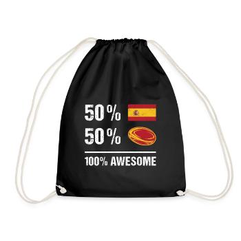 50% Espagne 50% Rugby 100% Super Espagne Rugby - Sac de sport léger - noir - Devant