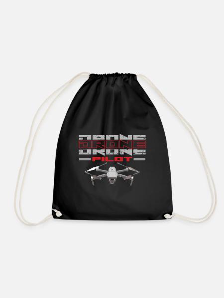 Drohnenpilot Whoop Copter FPV UAS Pilot Drone - Turnbeutel - Schwarz