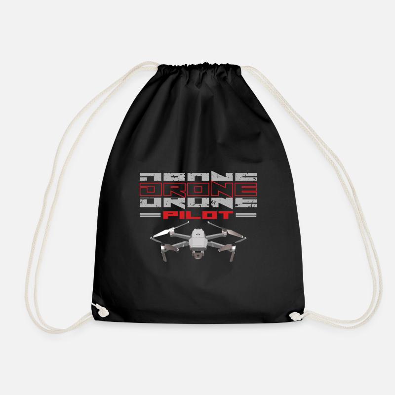 Drohnenpilot Whoop Copter FPV UAS Pilot Drone - Turnbeutel - Schwarz
