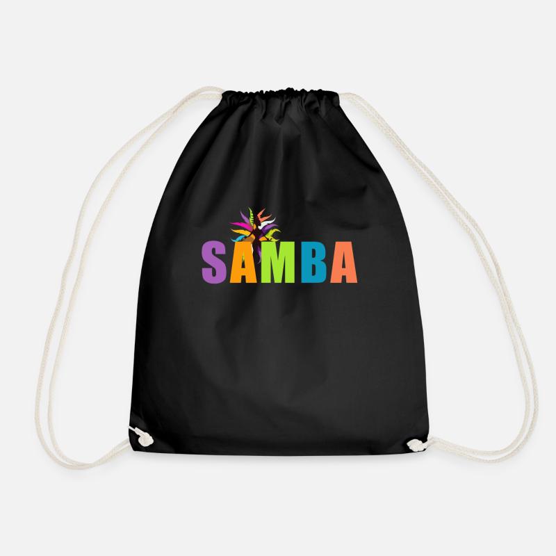samba - Drawstring Bag - black