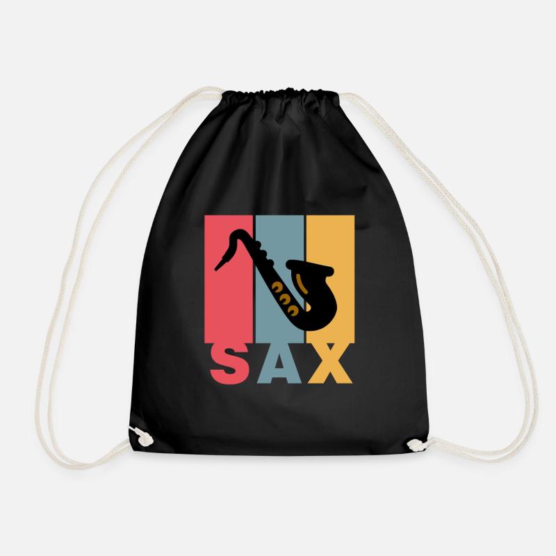 SAXOPHONIST - Sax - Turnbeutel - Schwarz