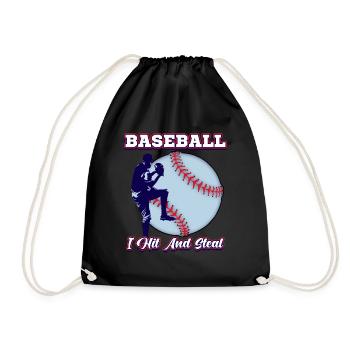Pâte de lanceur de baseball - Sac de sport léger - noir - Devant