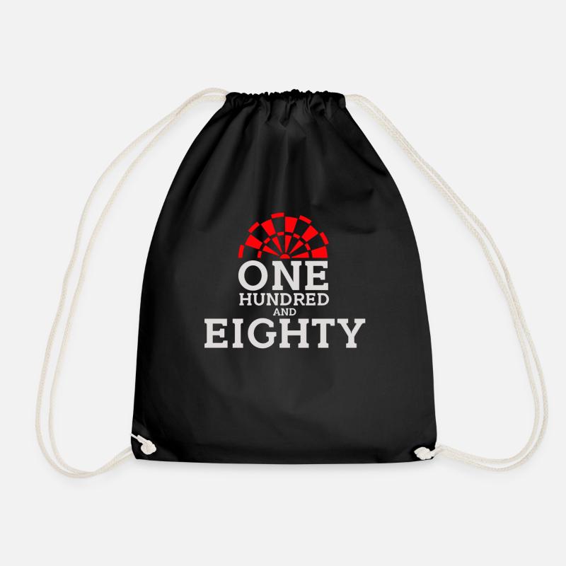 Dart Darts Darts Darts Darts Player Gift - Drawstring Bag - black