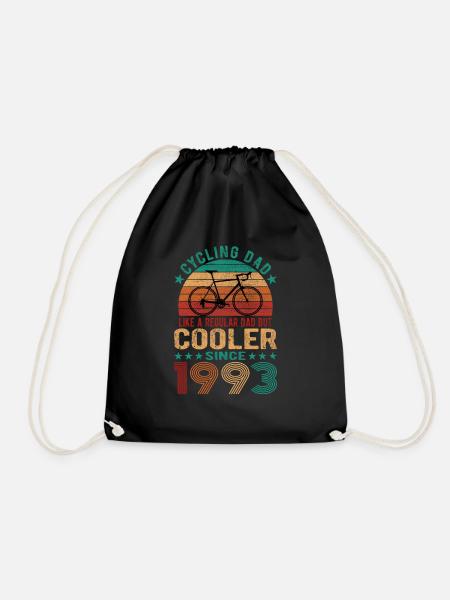 Cycling Dad Like A Regular Dad Cooler Since 1993 - Turnbeutel - Schwarz