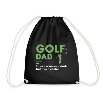 Sport Dad Définition Golf - Sac de sport léger - noir - Devant