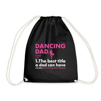 Danseur Papa Définition Danse - Sac de sport léger - noir - Devant