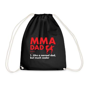Sport Dad Definition MMA - Turnbeutel - Schwarz - Vorne