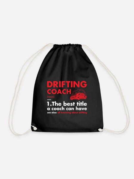 Sport Coach Definition Drifting - Turnbeutel - Schwarz