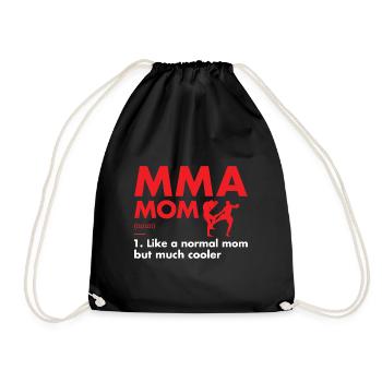 Sport Mom Definition MMA - Turnbeutel - Schwarz - Vorne