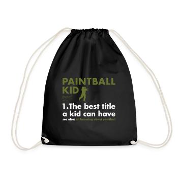 Sport Kid Définition Paintball - Sac de sport léger - noir - Devant