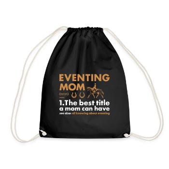 Définition de maman cavalière Concours complet - Sac de sport léger - noir - Devant