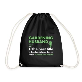 Jardinier Mari Définition Jardinage - Sac de sport léger - noir - Devant