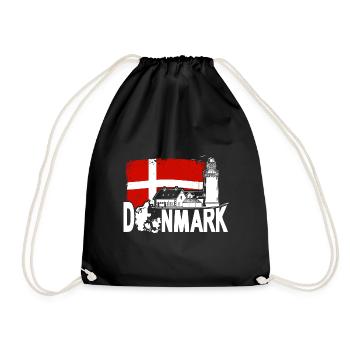 Danemark Bovbjerg Fyr Lighthouse Holiday - Sac de sport léger - noir - Devant