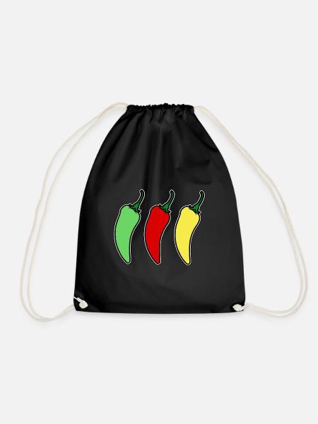 Chili - Turnbeutel - Schwarz