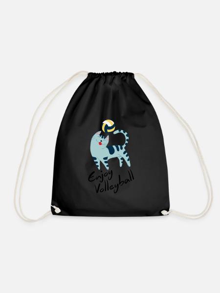 Chat de volleyball - Sac de sport léger - noir
