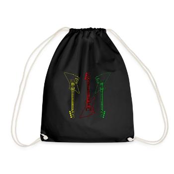 Guitare - guitare basse guitare guitare électrique - Sac de sport léger - noir - Devant