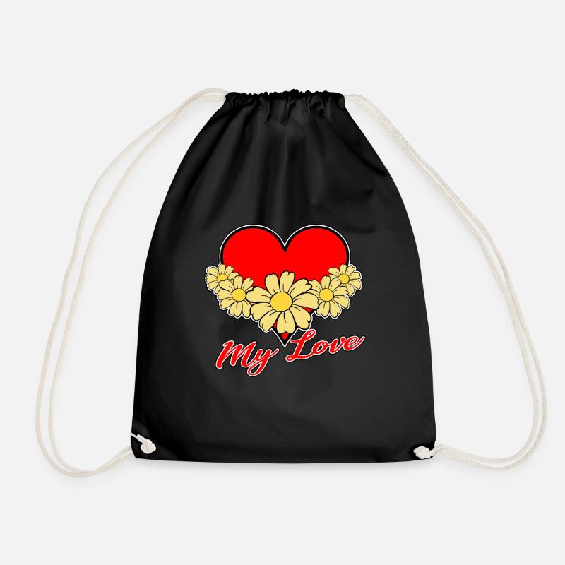Amour - mon amour - Sac de sport léger - noir