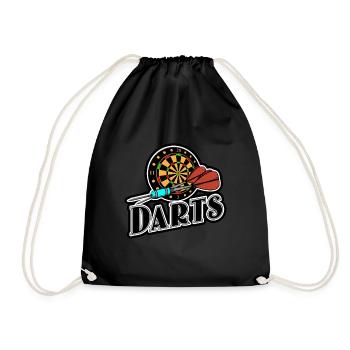 Fléchettes - Sac de sport léger - noir - Devant