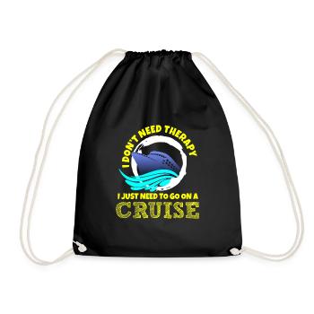 Pas besoin de la thérapie croisière suffit - Sac de sport léger - noir - Devant