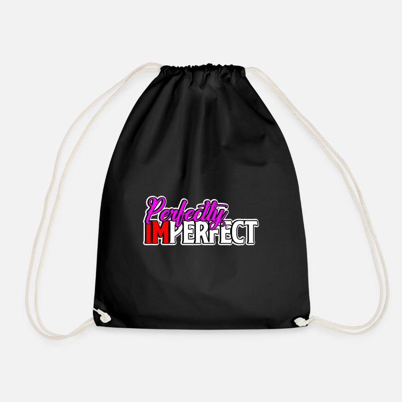 Perfectly Imperfect - Turnbeutel - Schwarz