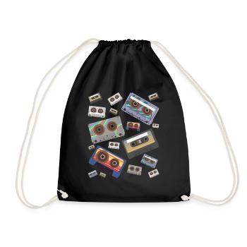 Cassette - Sac de sport léger - noir - Devant