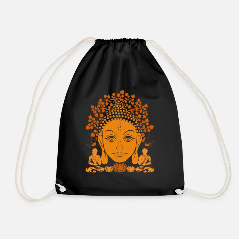 Buddhismus Buddhist Geschenkidee Buddha - Turnbeutel - Schwarz