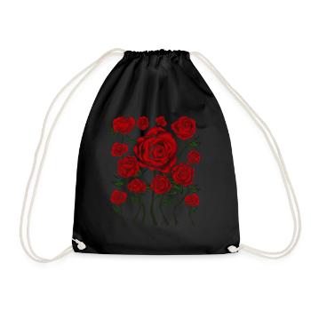 Fleurs Jardin botanique Roses Cadeau Botanique - Sac de sport léger - noir - Devant