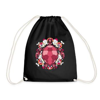 Polynésie Mandala Mer Animal Cadeau Tortue - Sac de sport léger - noir - Devant