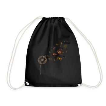 Tarentule Tarentule Cadeau Pissenlit Araignée - Sac de sport léger - noir - Devant