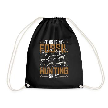 Paléontologue Fossiles Chasse Cadeau Paléontologie - Sac de sport léger - noir - Devant