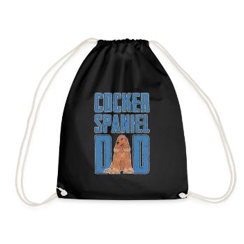 Cocker Spaniel Daddy Father’s Day Gift Dogs - Sac de sport léger - noir - Devant