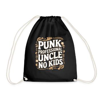 Punk Professional Uncle No Kids 9 - Turnbeutel - Schwarz - Vorne
