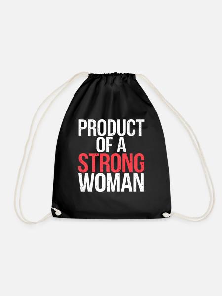 Product Of A Strong Woman 9 - Turnbeutel - Schwarz