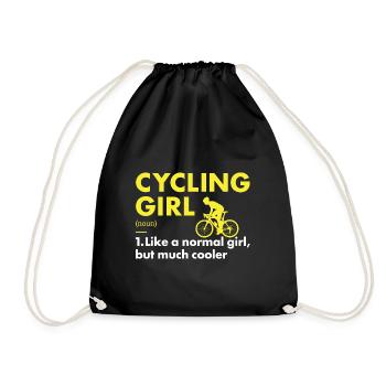 Sport Fille Cyclisme - Sac de sport léger - noir - Devant