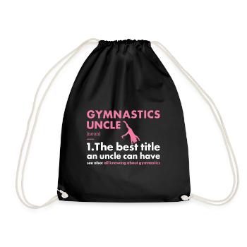 Sport Uncle Gymnastics - Turnbeutel - Schwarz - Vorne