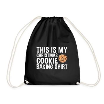 Cuisson des biscuits de Noël Cuisson des biscuits - Sac de sport léger - noir - Devant