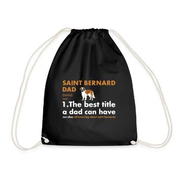 Définition de Saint Bernard Dad - Sac de sport léger - noir - Devant