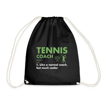 Entraîneur sportif Définition Tennis - Sac de sport léger - noir - Devant